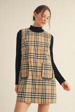 Load image into Gallery viewer, Classic Checkered Dress With Pockets