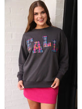 Load image into Gallery viewer, Clearance Fall Plaid Patch Pullover