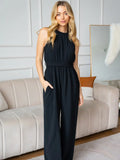 SLEEVELESS BLACK JUMPSUIT