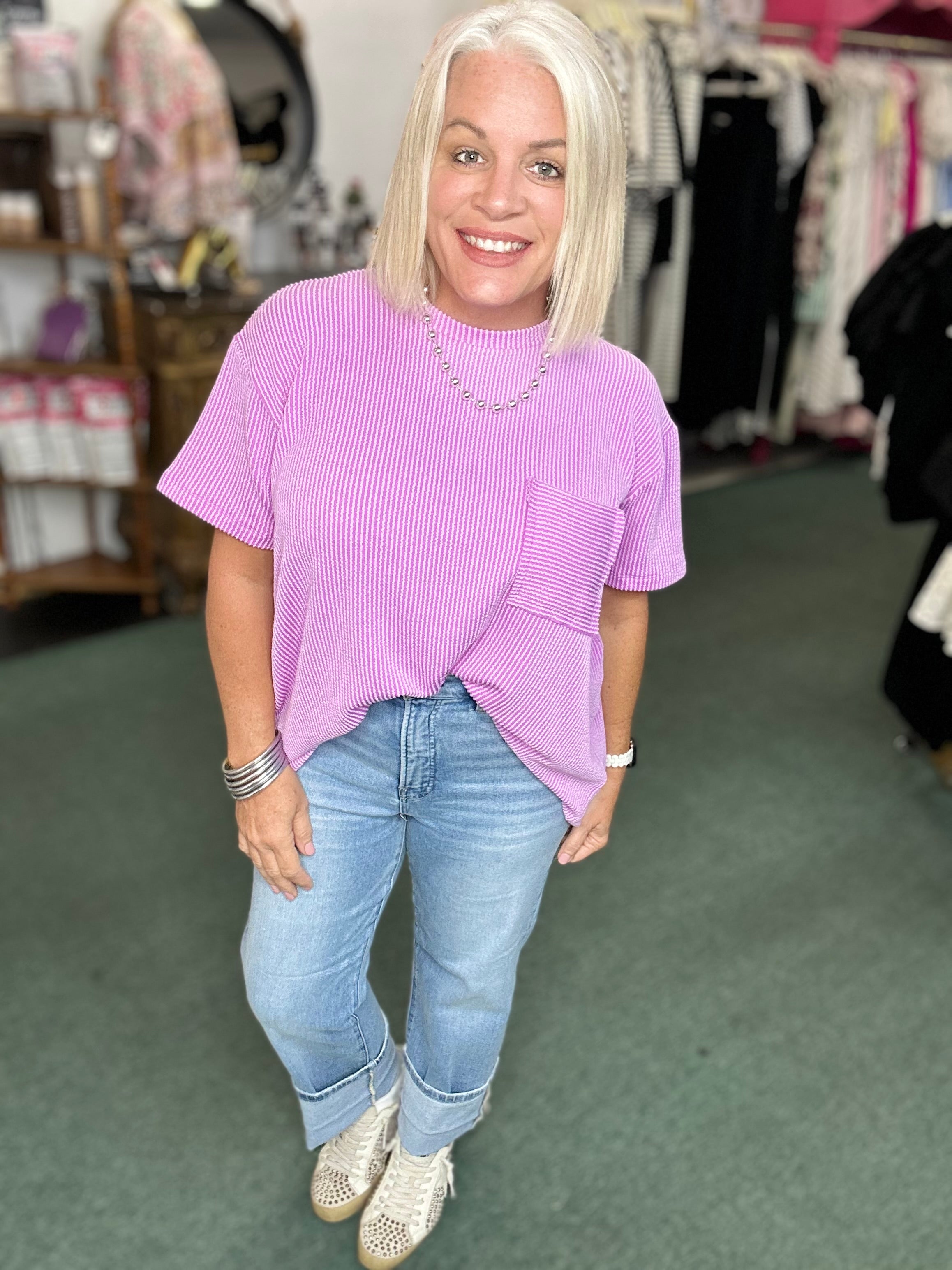 Risen Tummy Control High Rise Straight Jeans