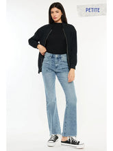 Load image into Gallery viewer, PETITE KANCAN PINTUCK DETAILING FLARE JEANS
