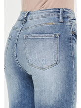 Load image into Gallery viewer, KANCAN HIGH RISE ANKLE SKINNY JEANS IN MEDIUM STONE WASH
