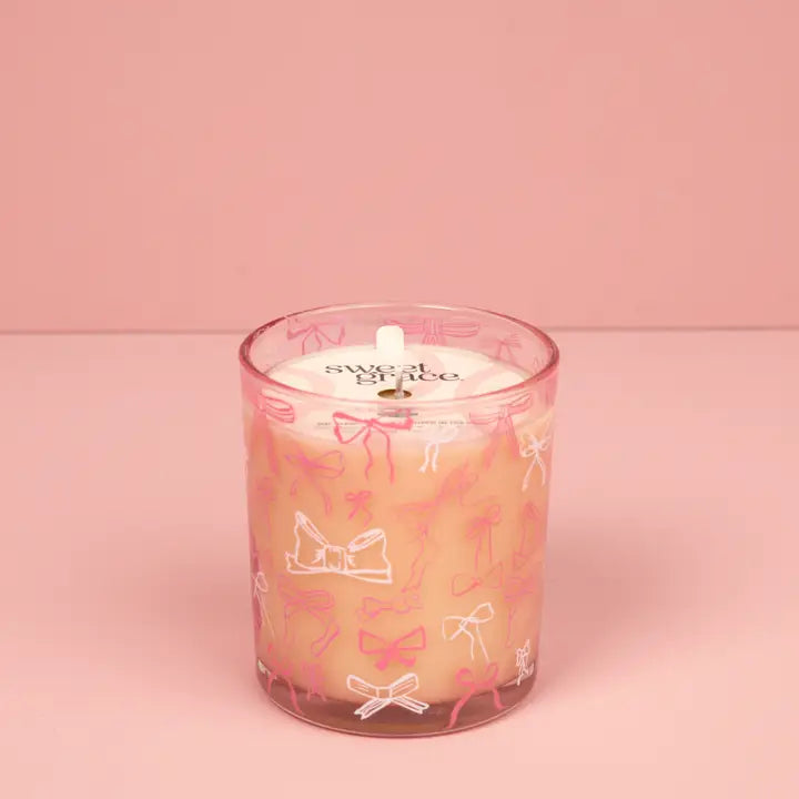 Sweet Grace Collection Bow Candle