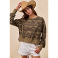 Thermal Camouflage Printed Top
