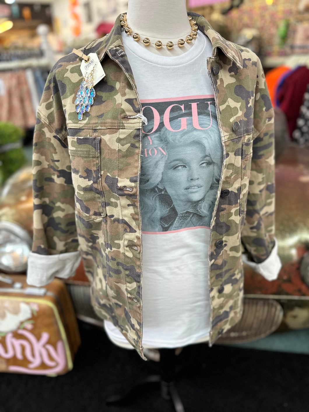 Camo Oversized Jacket
