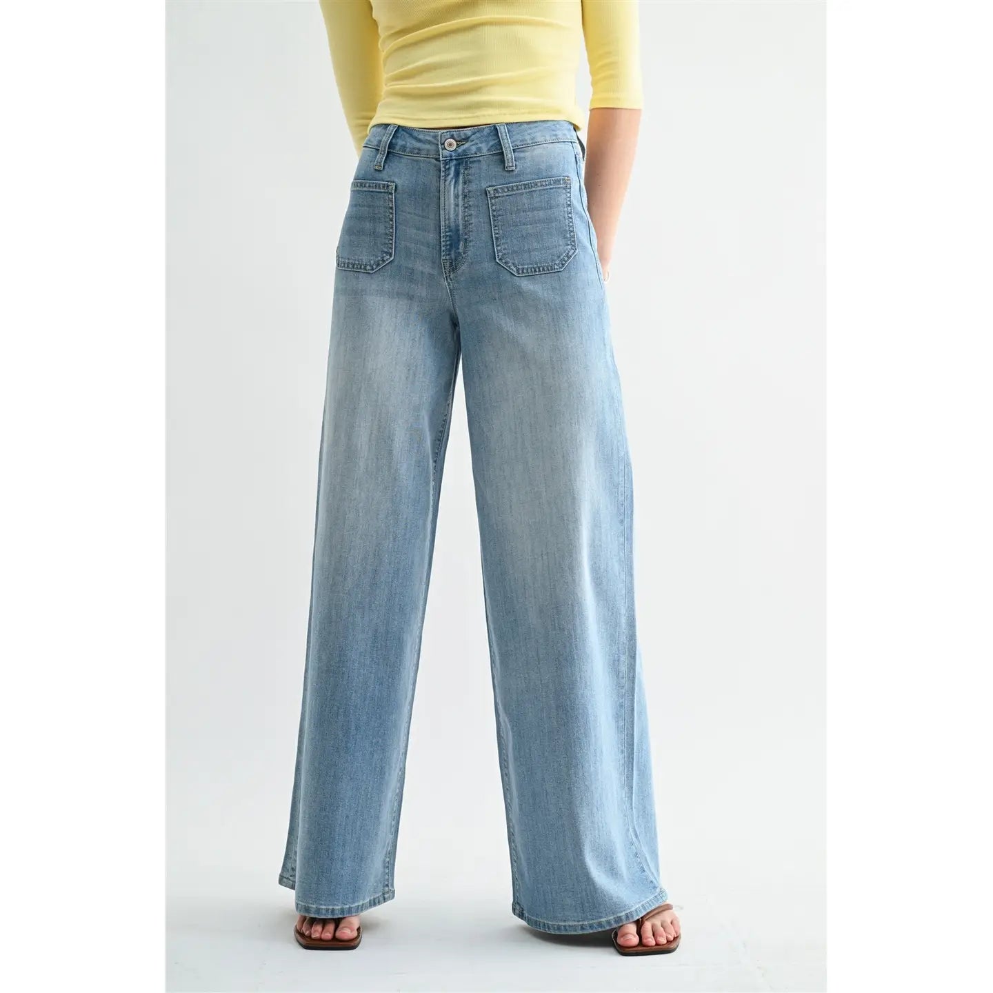 MICA DENIM PATCH POCKET JEANS