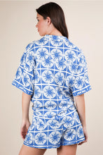 Load image into Gallery viewer, Tropical Printed Shirt Top &amp; Shorts Set
