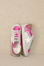 Load image into Gallery viewer, Mi.iM HABER star sneaker in silver and pink
