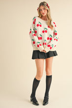 Load image into Gallery viewer, CHERRY KNIT SWEATER
