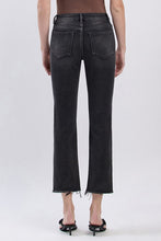 Load image into Gallery viewer, Black VERVET HIGH RISE SLIM STRAIGHT

