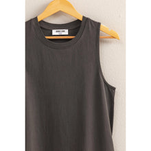 Load image into Gallery viewer, Sleeveless Mini Dress IN WASHED BLACK
