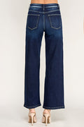 PETRA PETITE DARK WASH PATCH POCKET JEANS