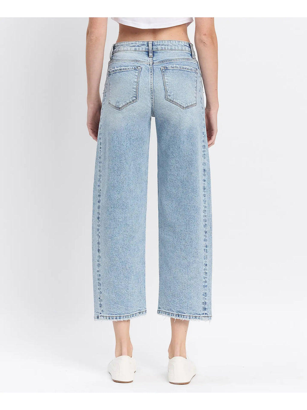 Lovervet High Rise Twist Barrel Jeans