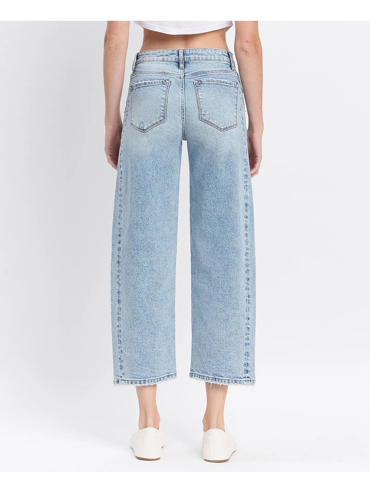Lovervet High Rise Twist Barrel Jeans