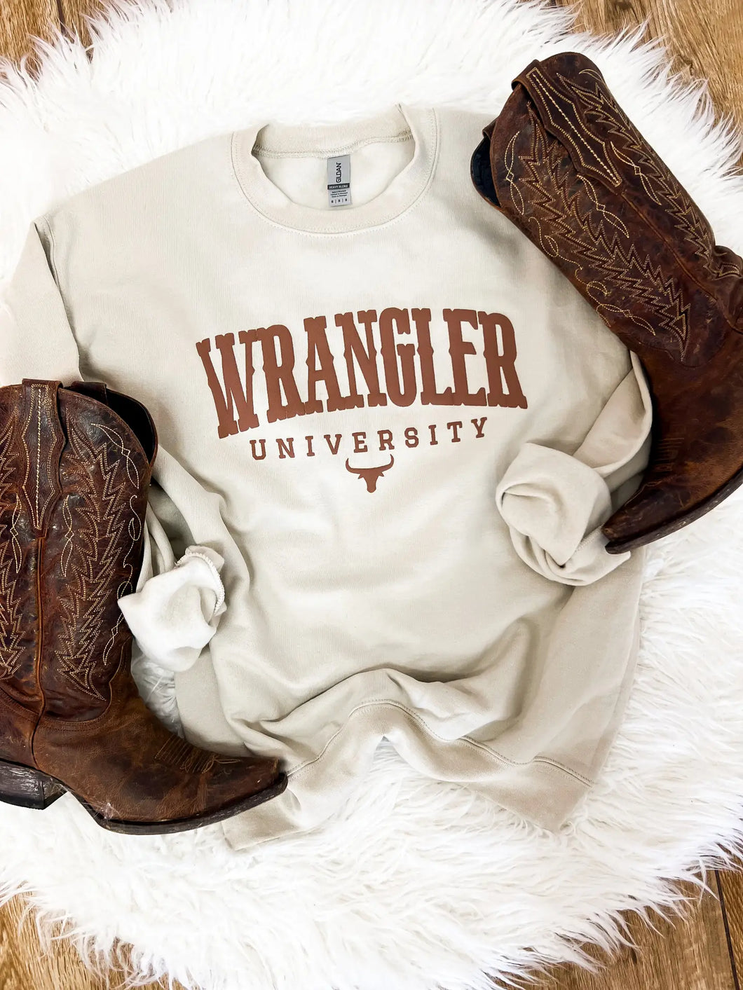 Wrangler PUFF LETTER  University SWEATSHIRT