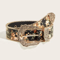 Bohemian Style Trendy Vintage Floral Denim Belt