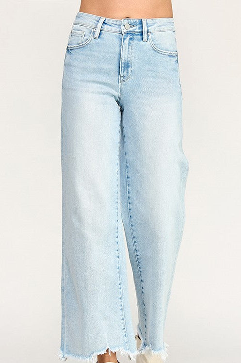 PETRA petite HIGH RISE WIDE LEG JEANS