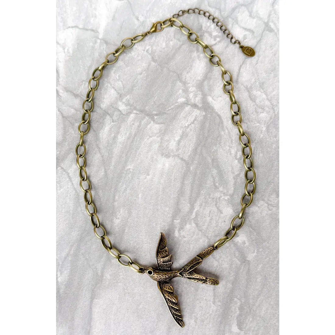 Bronze Sparrow Short Necklace