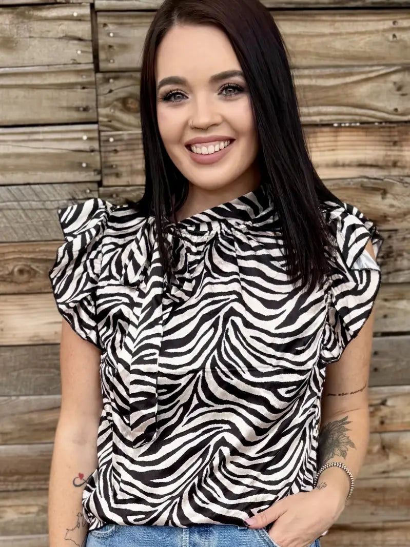 Savanna Stripe Top