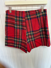 Load image into Gallery viewer, Christmas Plaid Skort With Slit
