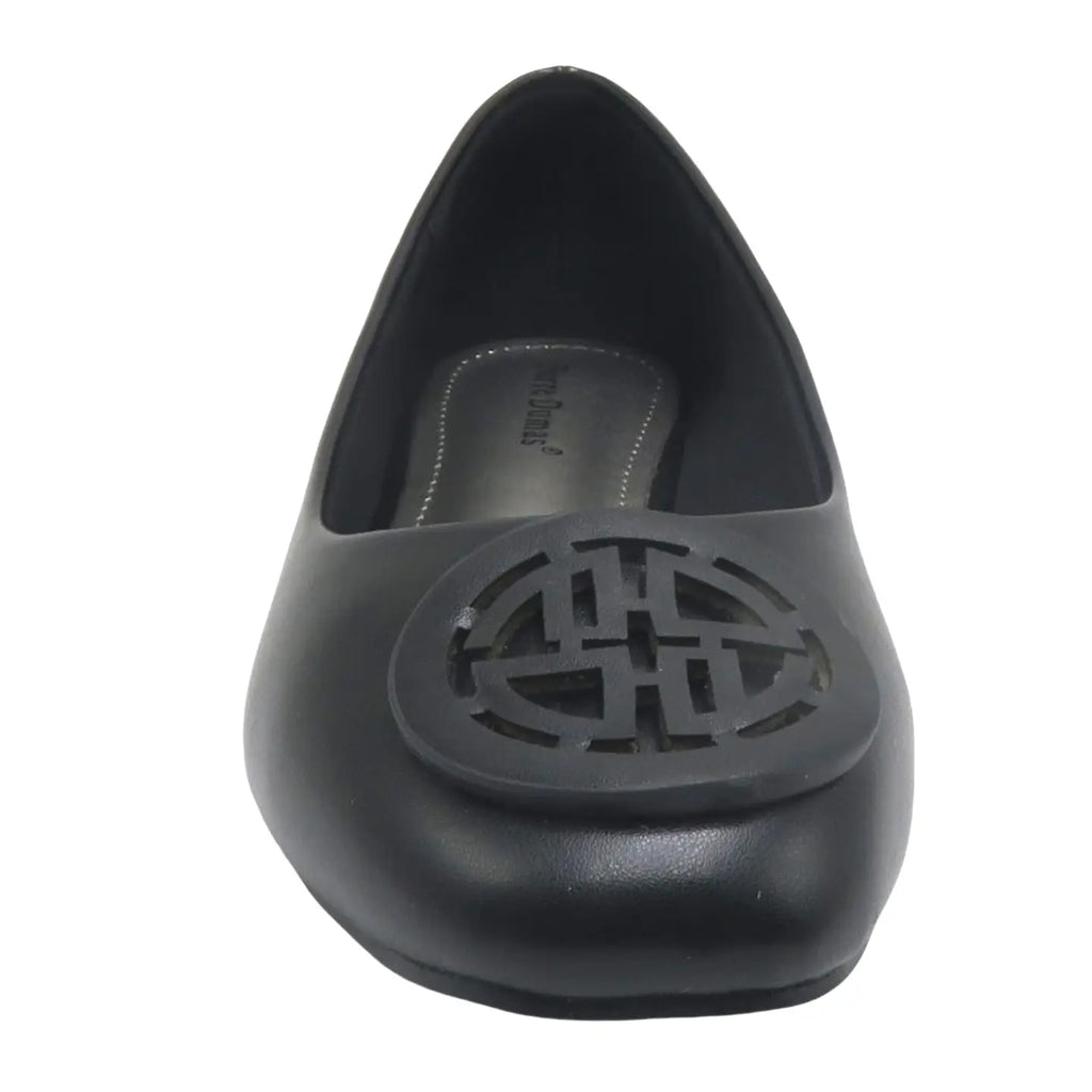 Pierre Dumas Moni MEDALLION FLAT IN BLACK