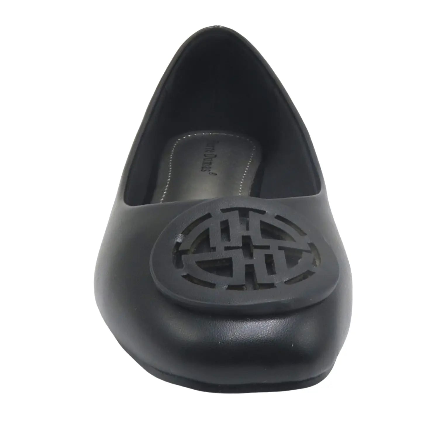 Pierre Dumas Moni MEDALLION FLAT IN BLACK