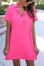 Load image into Gallery viewer, Jess Lea - Ezra Textured Zipper Dress, Pink
