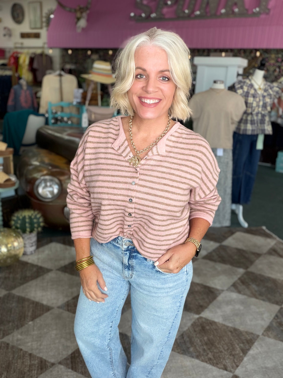 Lovervet High Rise Twist Barrel Jeans