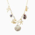 Beach Under the Sea 7 Charm Party Necklace