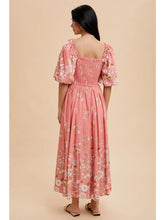 Load image into Gallery viewer, Border Print Maxi Dress IN PINK FLORAL
