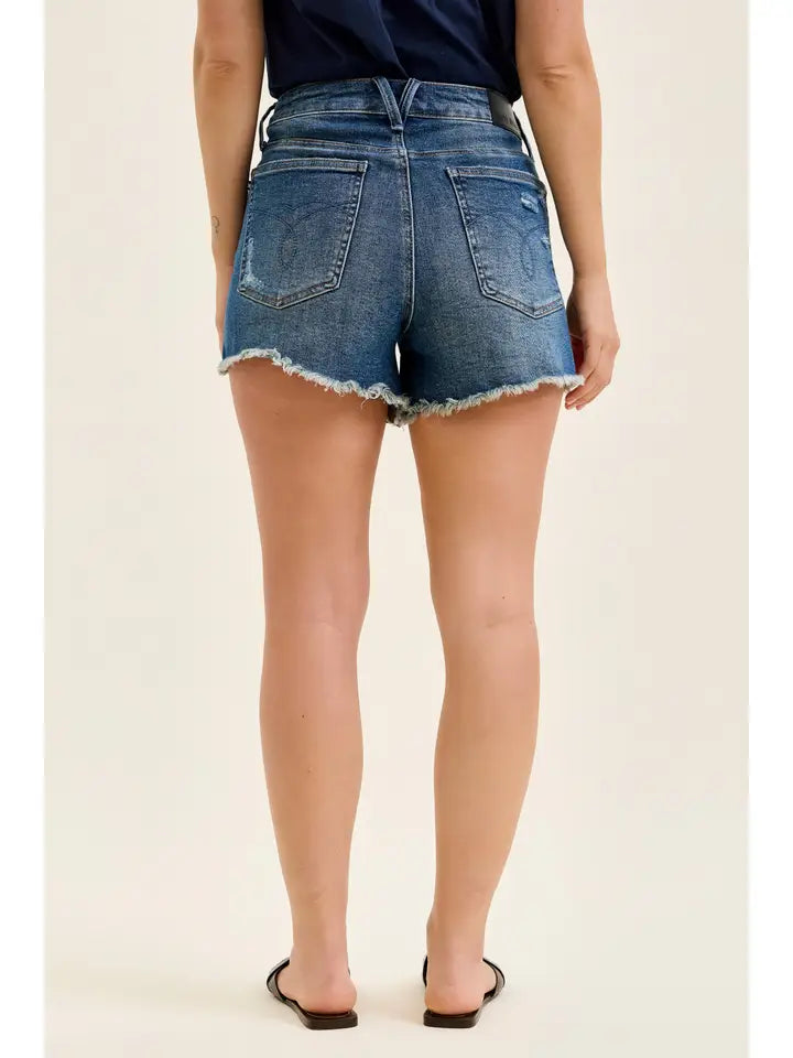 Judy Blue High Waist Rigid Magic Cut Off Shorts