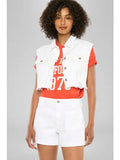 KANCAN WHITE High Rise A-Line Trouser SHORTS