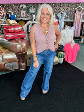 Load image into Gallery viewer, Risen High Rise Wide Leg Front Yoke Detailed Jeans

