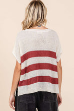Load image into Gallery viewer, SIENNA STRIPE KNIT TOP

