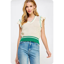 Load image into Gallery viewer, Crochet Open Weave Knit Top
