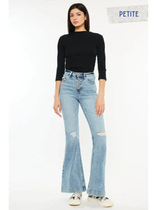 PETITE TROUSER FLARE JEANS