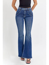 Load image into Gallery viewer, Cello High Rise Flare with Dbl Front Scoops
