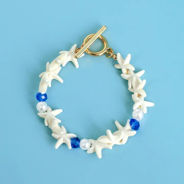 Drift in Pearlshade Starfish Bracelet