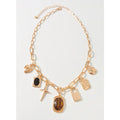 Cross Multi Charm Necklace