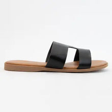 Load image into Gallery viewer, Cut out Sandal in Black
