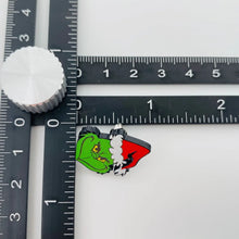 Load image into Gallery viewer, acrylic stud Grinch earrings
