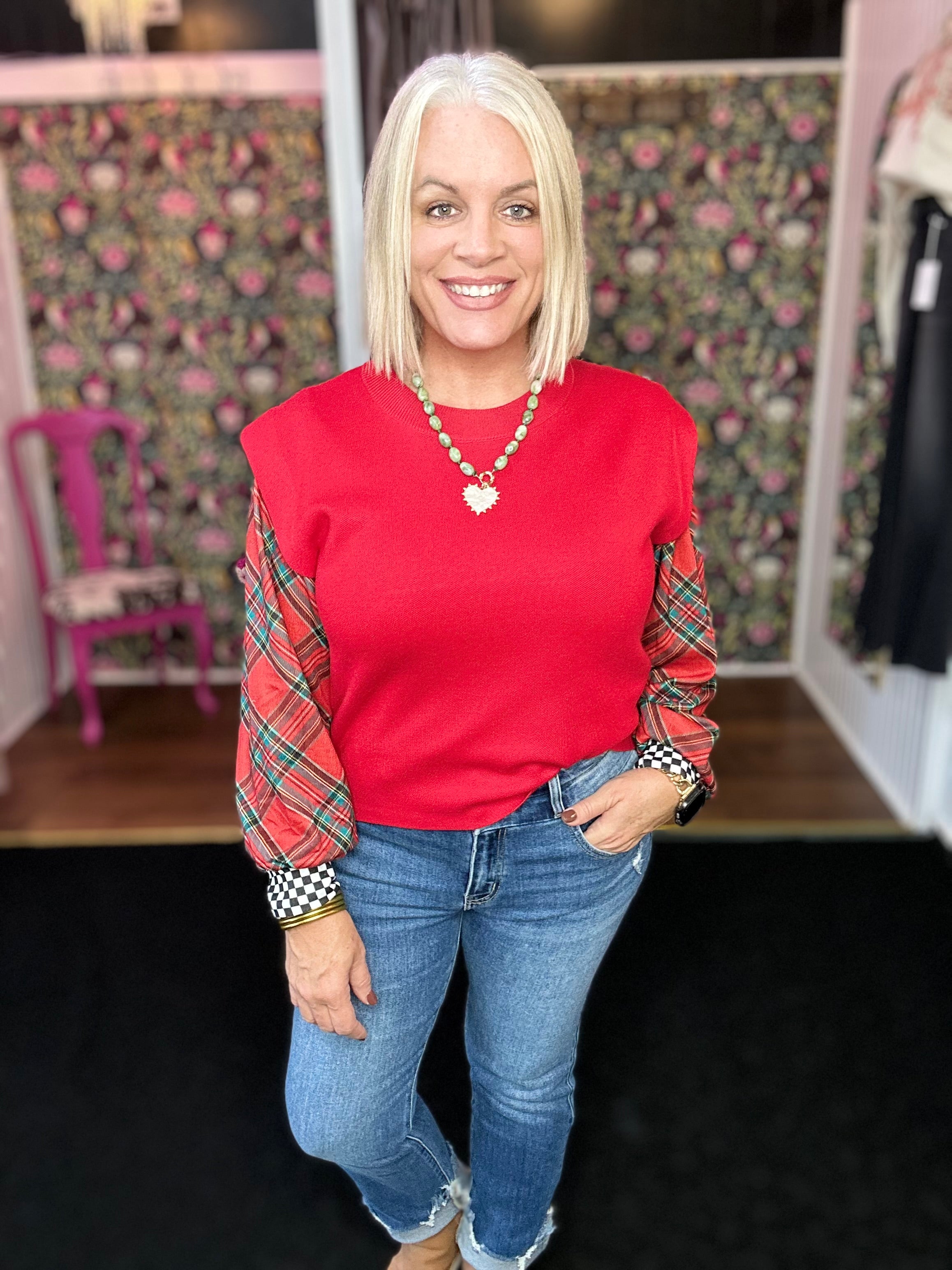 KANCAN High Rise Slim Straight JEANS IN MEDIUM WASH