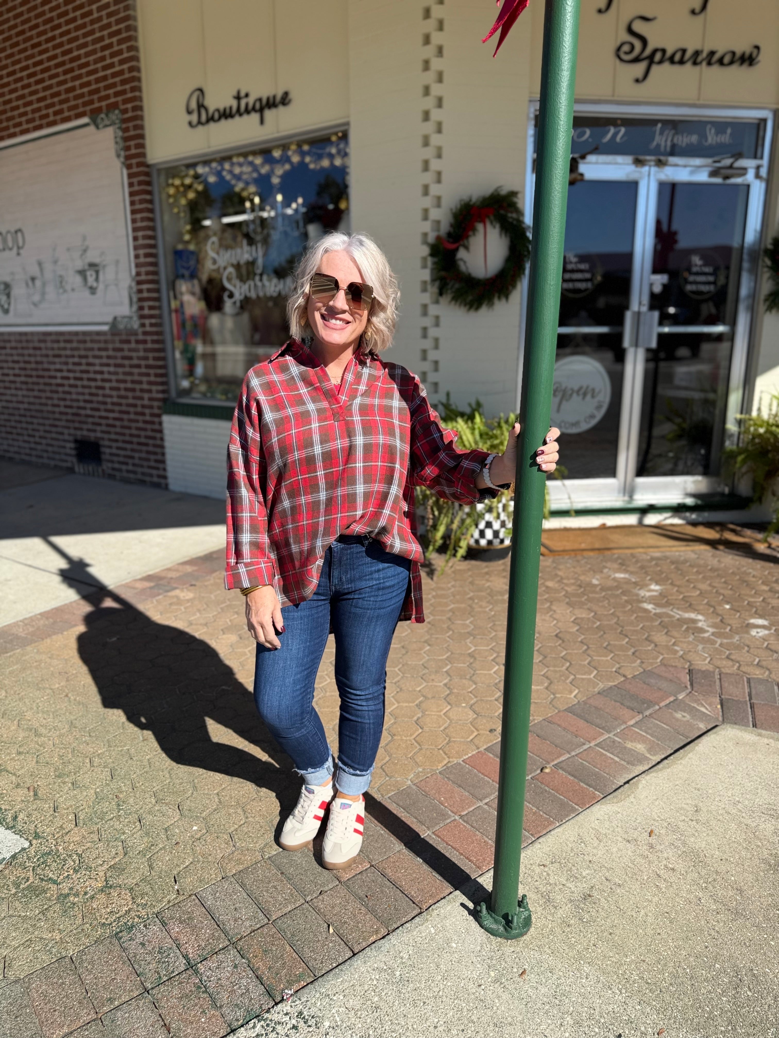 KanCan Dark Wash Mid-Rise Ankle Skinny Jeans