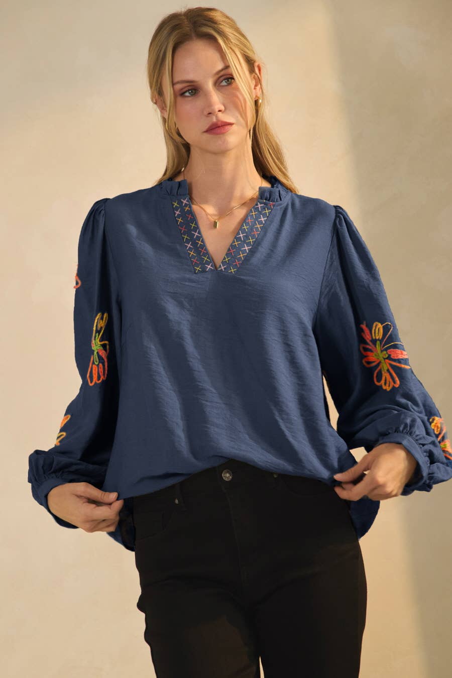 Textured Navy
