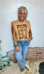 Florida State Fsu Seminoles Player Gold Tank top