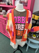 Load image into Gallery viewer, Clearance FALL CHECK FUZZY SOFT CARDIGAN
