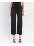 Vervet Black Super High Rise Wide Barrel Jeans