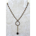 Lobster Clasp Short Bronze Necklace