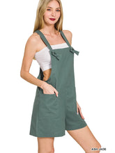Load image into Gallery viewer, ASH JADE Knot Strap Rompers w/ Pockets
