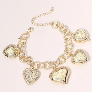 HEART LOCKET METAL HEART CHARM